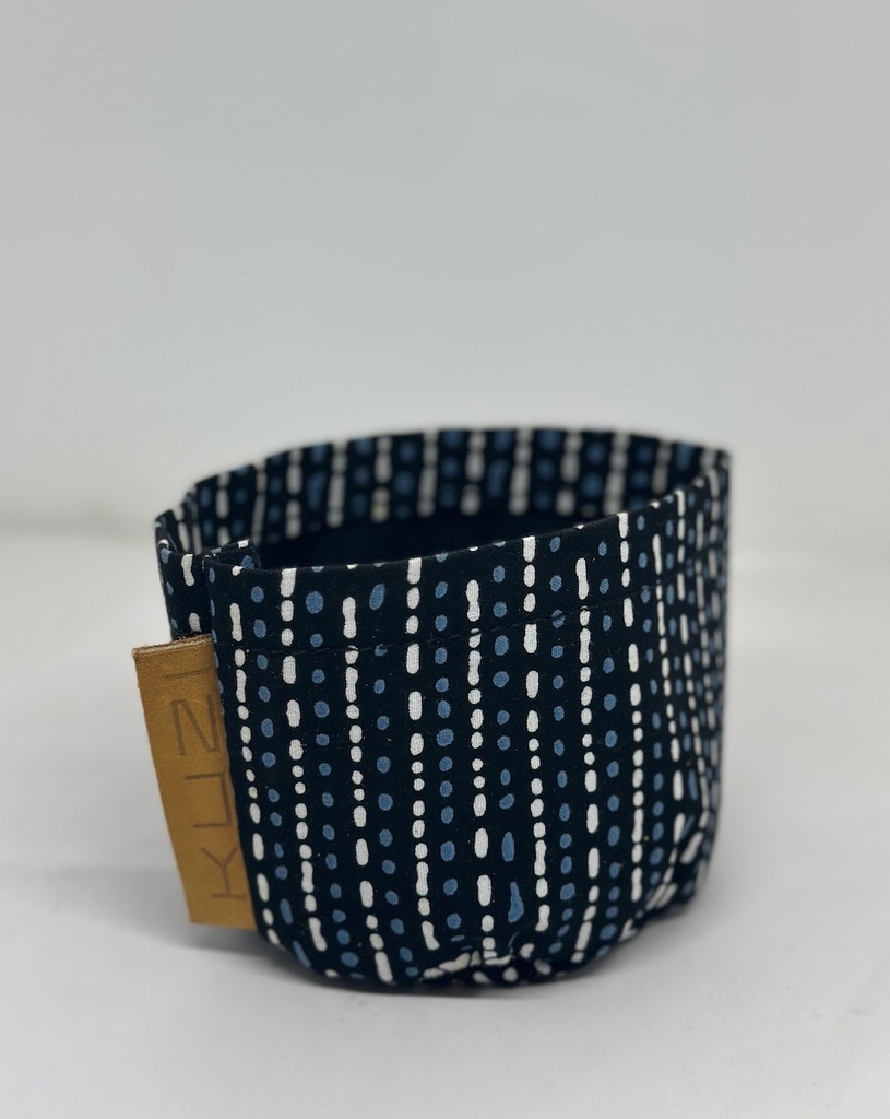 Morse Code Kitenge Planter