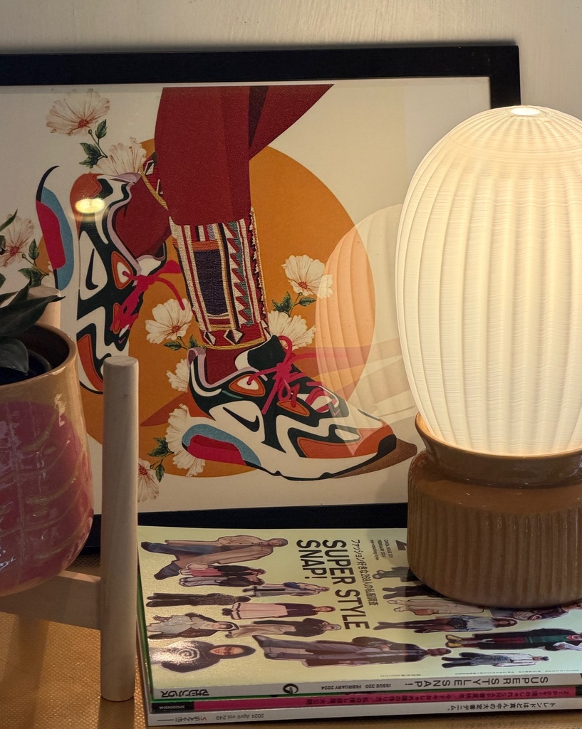Lewa Lamp - Clear Glaze