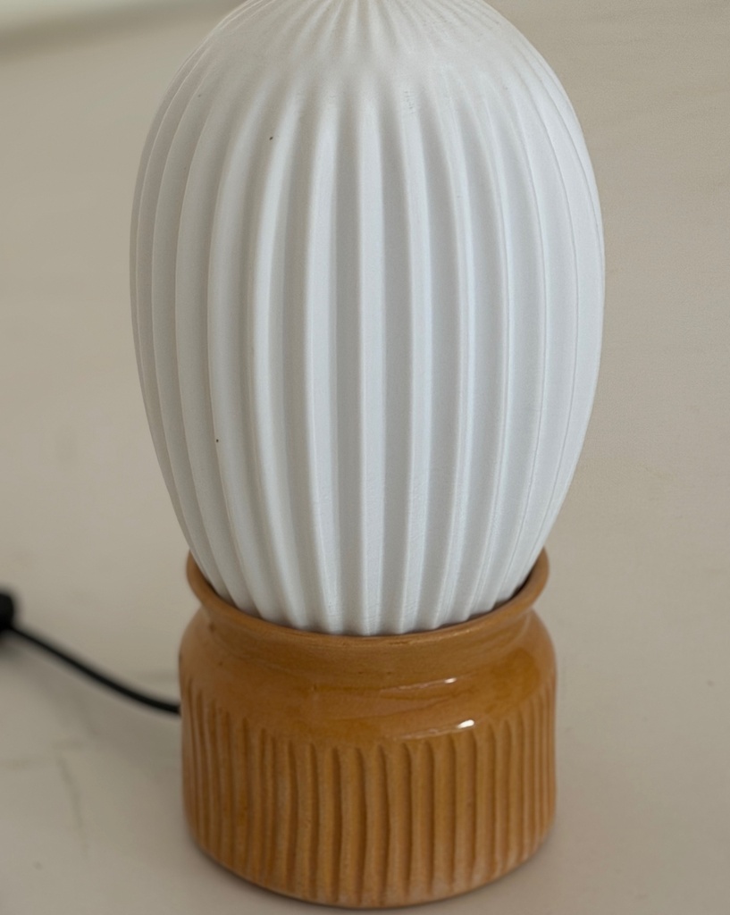 Lewa Lamp - Clear Glaze