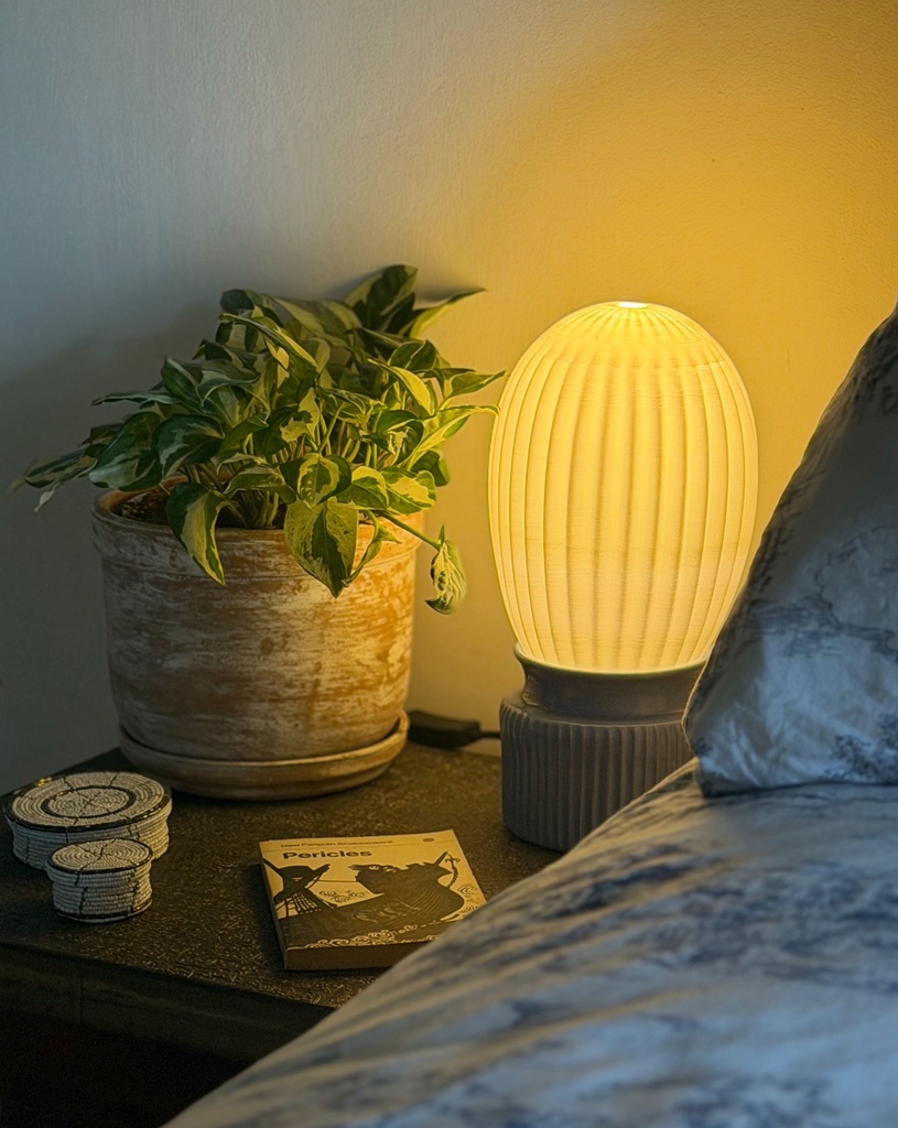 Lewa Lamp - Blue Glaze