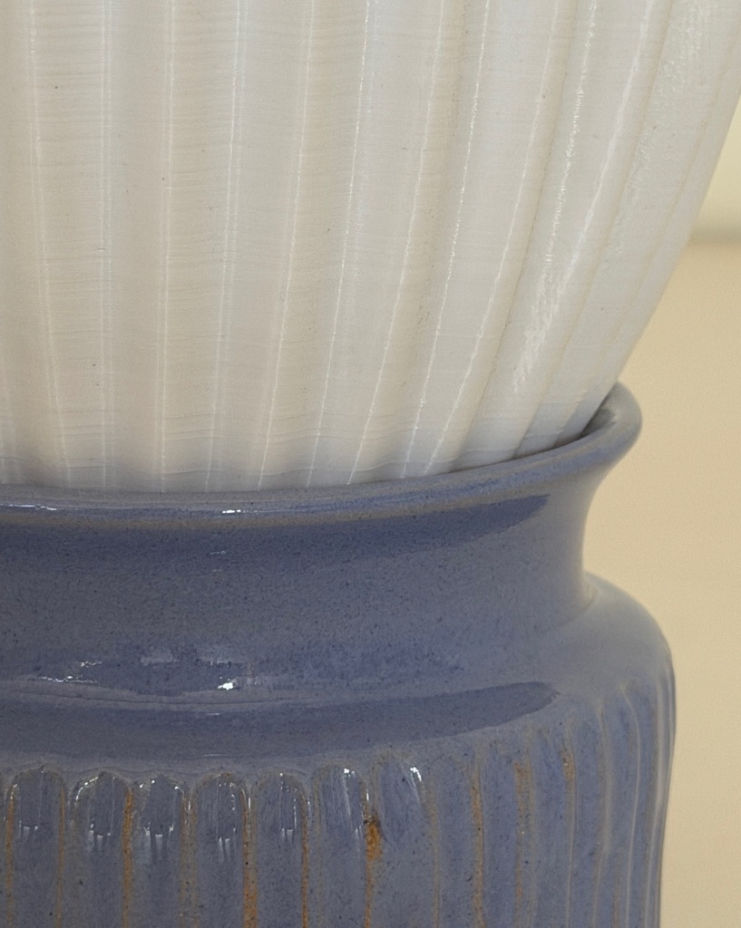 Lewa Lamp - Blue Glaze