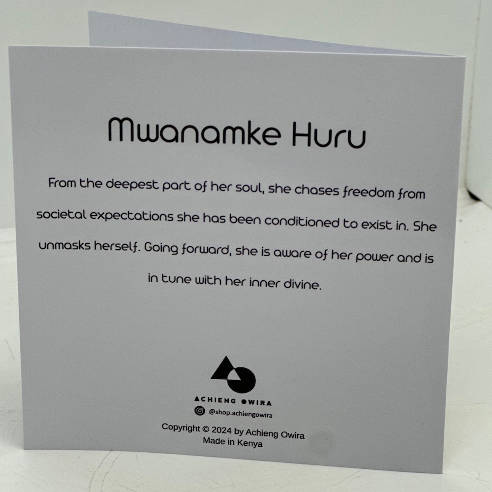Mwanamke Huru Card by Achieng Owira
