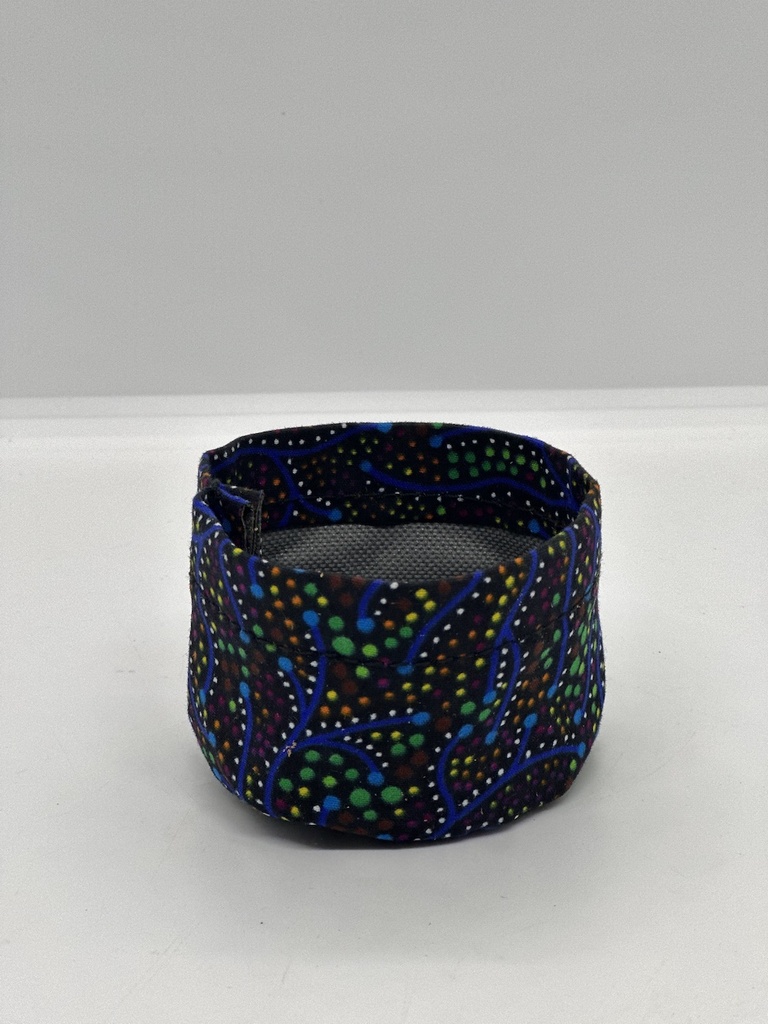 Electric Lights Kitenge Planter