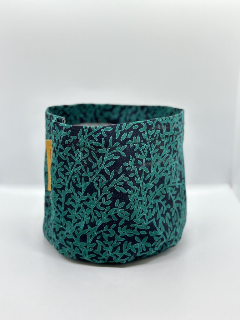 Leafy Forest Kitenge Planter