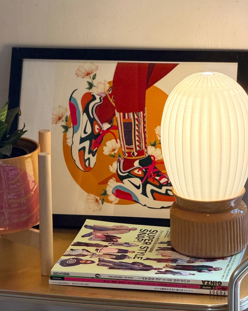 Lewa Lamp - Clear Glaze