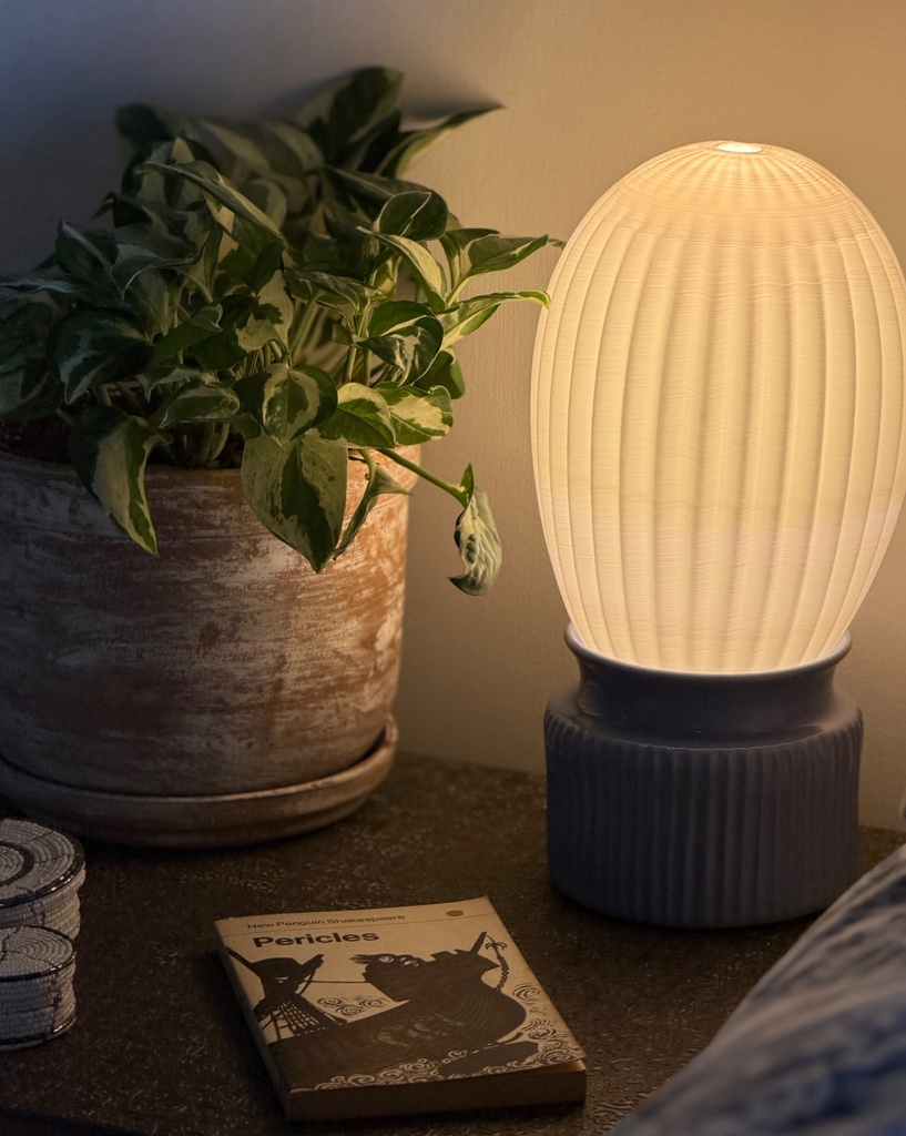 Lewa Lamp - Blue Glaze