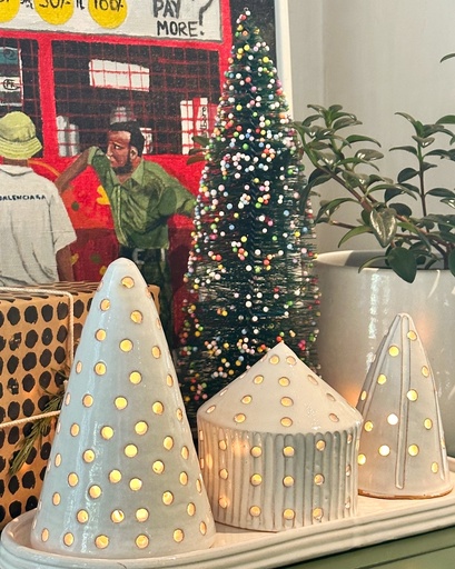 Christmas Ceramic Trio